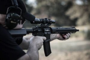 Deputy Danny Elias from the Citrus County Sheriff's Office (CCSO) SWAT team during a training exercise