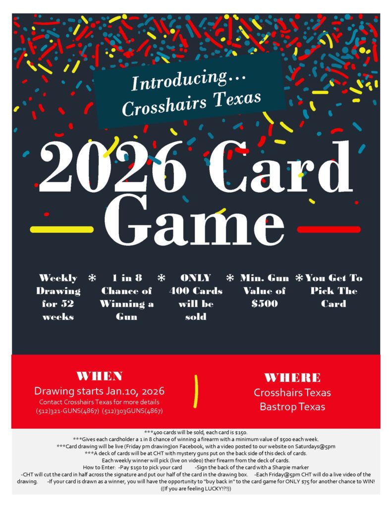 The image is an advertisement for a 2026 card game