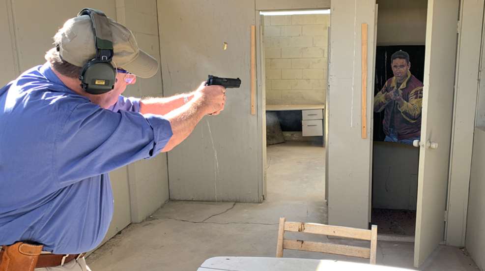 What is beyond the target